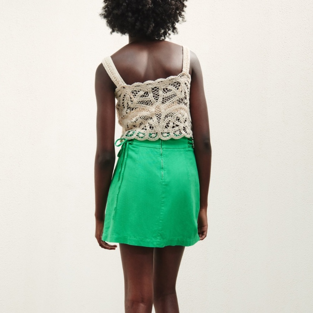 Zara linen blend skirt - Picture 6 of 9